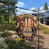 25 Years We Will Never Forget - Personalized Patriot Wood Sign With Stake