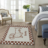 Custom Funky Pet, Badly Drawn Minimalist, Poorly Drawn, Retro Pet Gift - Personalized Dog Non-Slip Tufted Rug