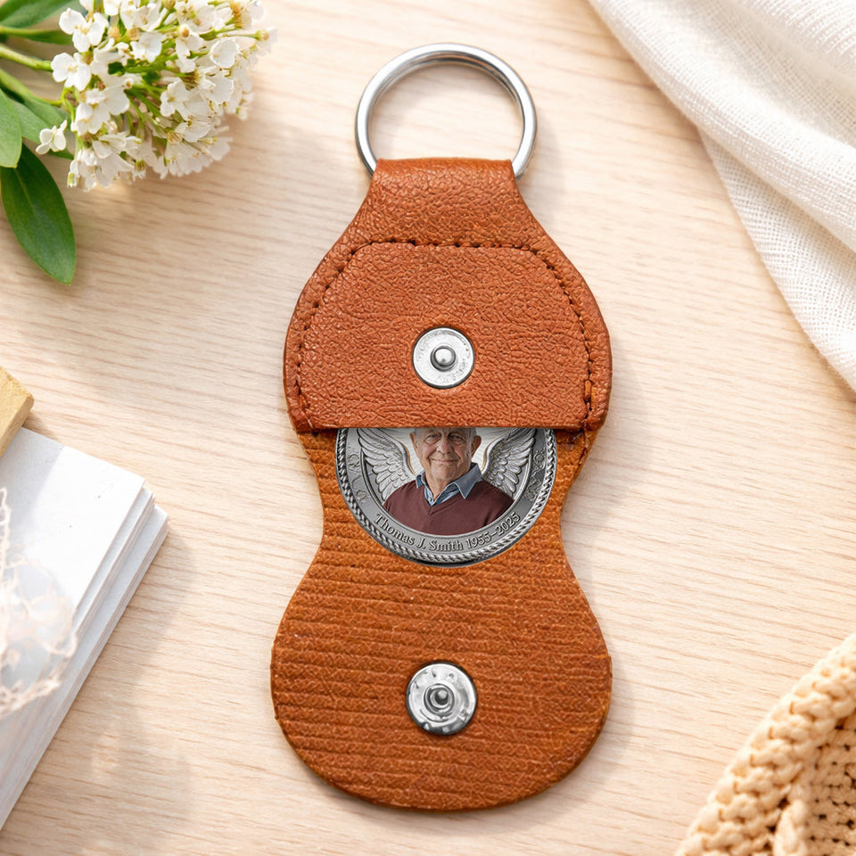 I'm Always With You - Personalized Memorial Pocket Coin Keychain