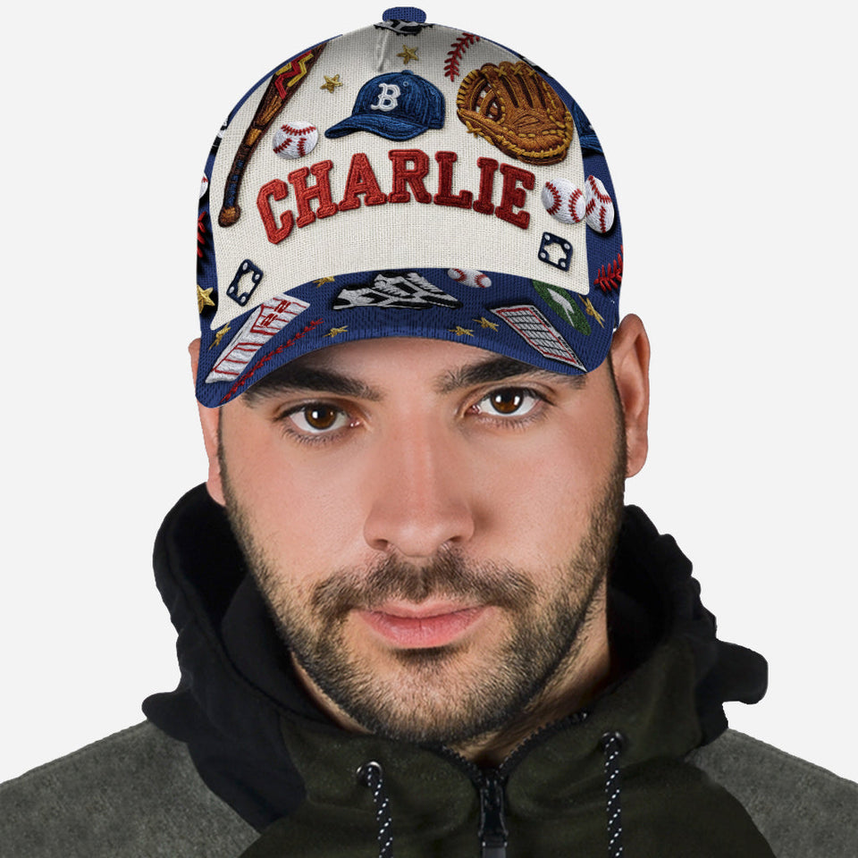 Baseball Player - Personalized Baseball Classic Cap