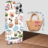 Beach Lovin' Girl - Personalized Sea Lover Full Print Phone Case