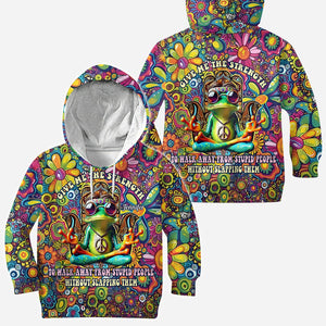 Give Me Strength To Walk Away From Stupid People - Personalized Hippie All Over Shirt