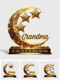 Grandma's Mom's Little Stars - Personalized Grandma Custom Shaped Acrylic Plaque