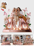 Mother Gift Idea, Family Gift - Personalized Mother Custom Shaped Acrylic Plaque