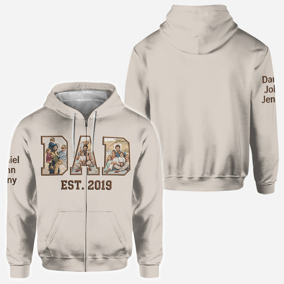 Best Dad Ever - Personalized Father All Over Shirt