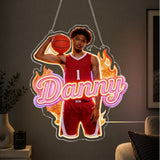 Baseball, Football, Basketball, Volleyball... Sport Lovers - Personalized Kid Neon LED Light Sign