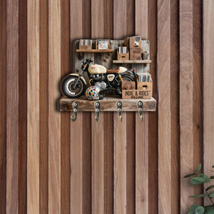 Motorcycle - Personalized Biker Custom Shaped Hanging Rack