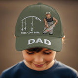Reel Cool Dad, Papa - Personalized Fishing Classic Cap