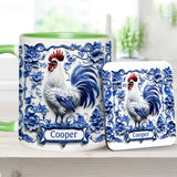 Porcelain Chicken - Personalized Chicken Accent Mug