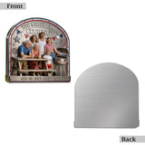 4th Of July Family Cookout Sign - Personalized Family Cut Metal Sign