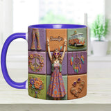 Peace Love Hippe Life - Personalized Hippie Accent Mug
