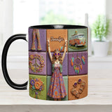 Peace Love Hippe Life - Personalized Hippie Accent Mug