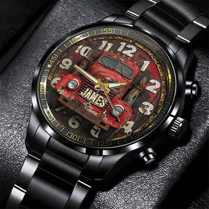 Gift For Trucker - Personalized Trucker Hand Watch