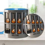 Guitarist - Personalized Guitar Accent Mug & Coaster