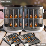 Guitarist - Personalized Guitar Accent Mug & Coaster