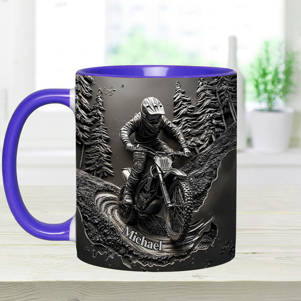 Moto Life - Personalized Dirt Bike Accent Mug