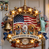 Generations of Freedom - Personalized Dog LED Light Acrylic Sign