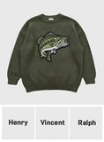 Love Fishing - Personalized Fishing Ugly Sweater
