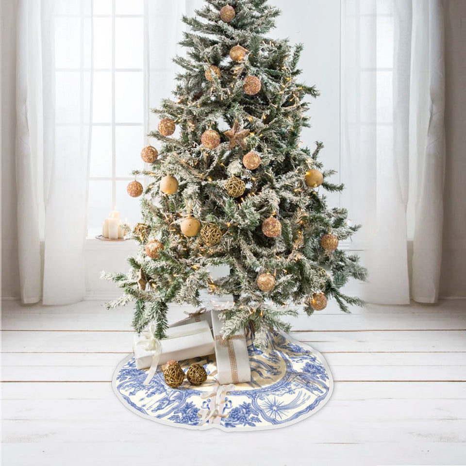 God Bless Our Family - Personalized Christian Tree Skirt