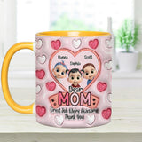 Dear Mom, Great Job - Personalized Mother Accent Mug
