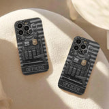 Serve And Protect - Personalized Police Officer Leather Phone Case