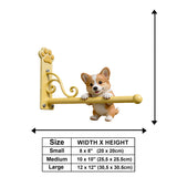 Puppy Home Address - Personalized Dog Wooden Wall Mount Sign