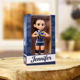 Any Sport - Volleyball, Football, Basketball, Baseball... - Personalized Volleyball Custom Shaped Acrylic Plaque