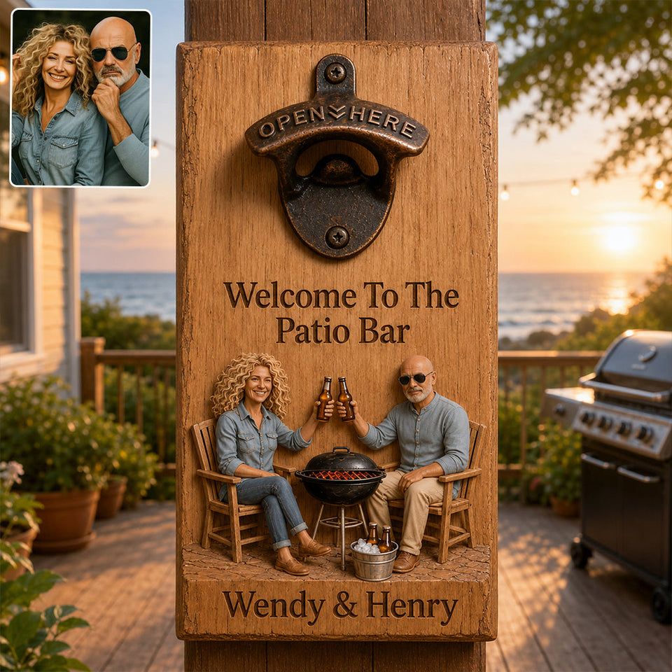 Cheers To Us - Personalized Beer Wall Bottle Opener