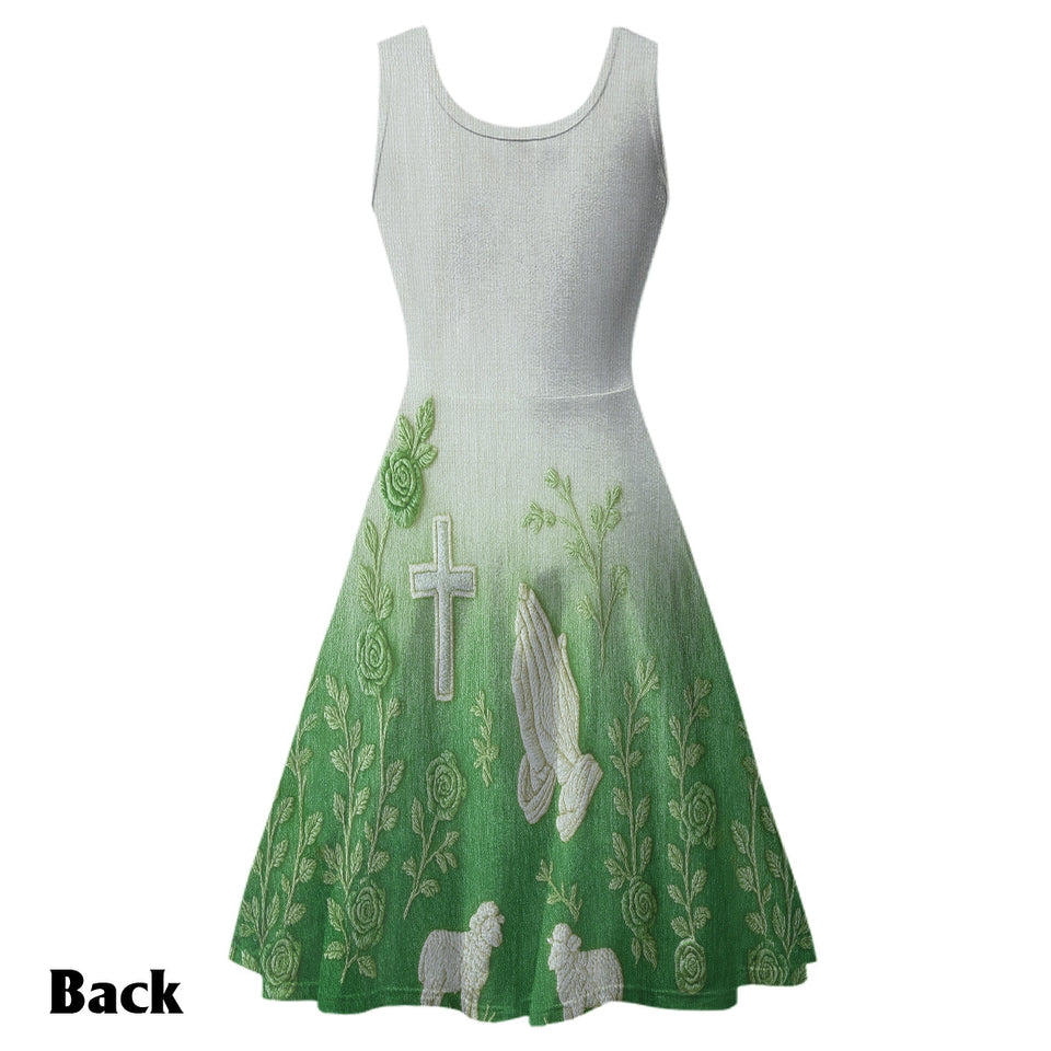 Faith Hope Love - Personalized Christian Sleeveless Dress
