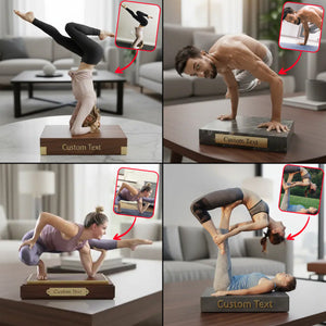 Yogaholic - Personalized Yoga Custom Shaped Acrylic Plaque