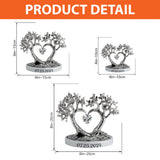 Anniversary Gifts - Personalized Couple Custom Shaped Acrylic Plaque
