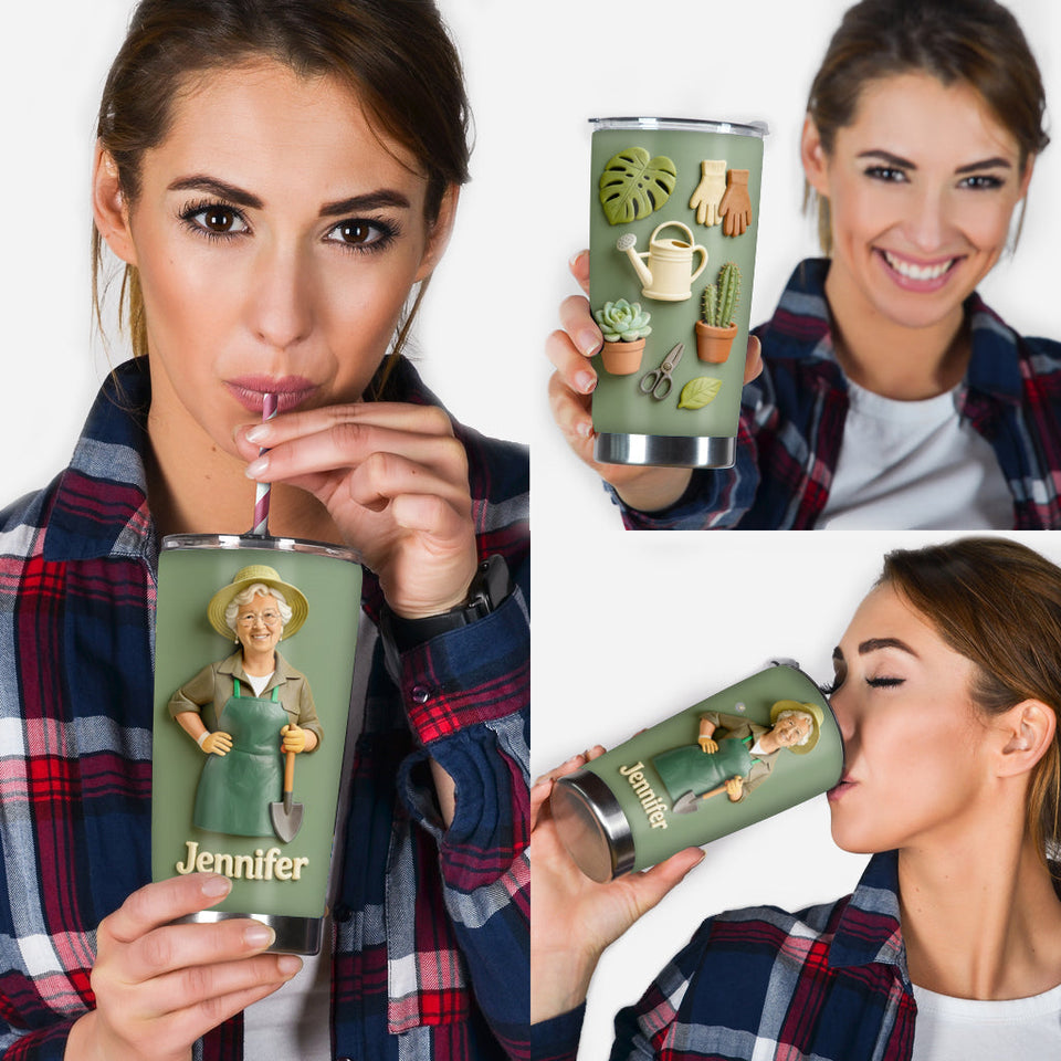 Custom From Any Photo - Personalized Gardening Tumbler