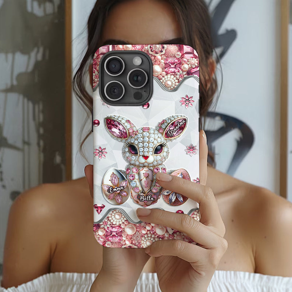 Easter Bunny - Personalized Grandma Full Print Phone Case