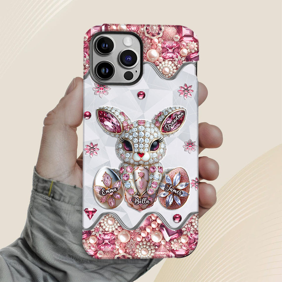 Easter Bunny - Personalized Grandma Full Print Phone Case