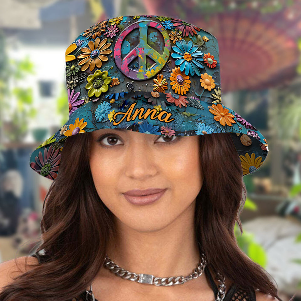 Hippie Soul - Personalized Hippie Bucket Hat