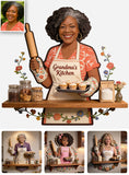 Love Baking - Personalized Baking Wooden Floating Shelf