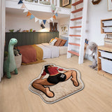Wipe Here - Personalized Spicy Couple Non-Slip Tufted Rug