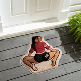 Wipe Here - Personalized Spicy Couple Non-Slip Tufted Rug