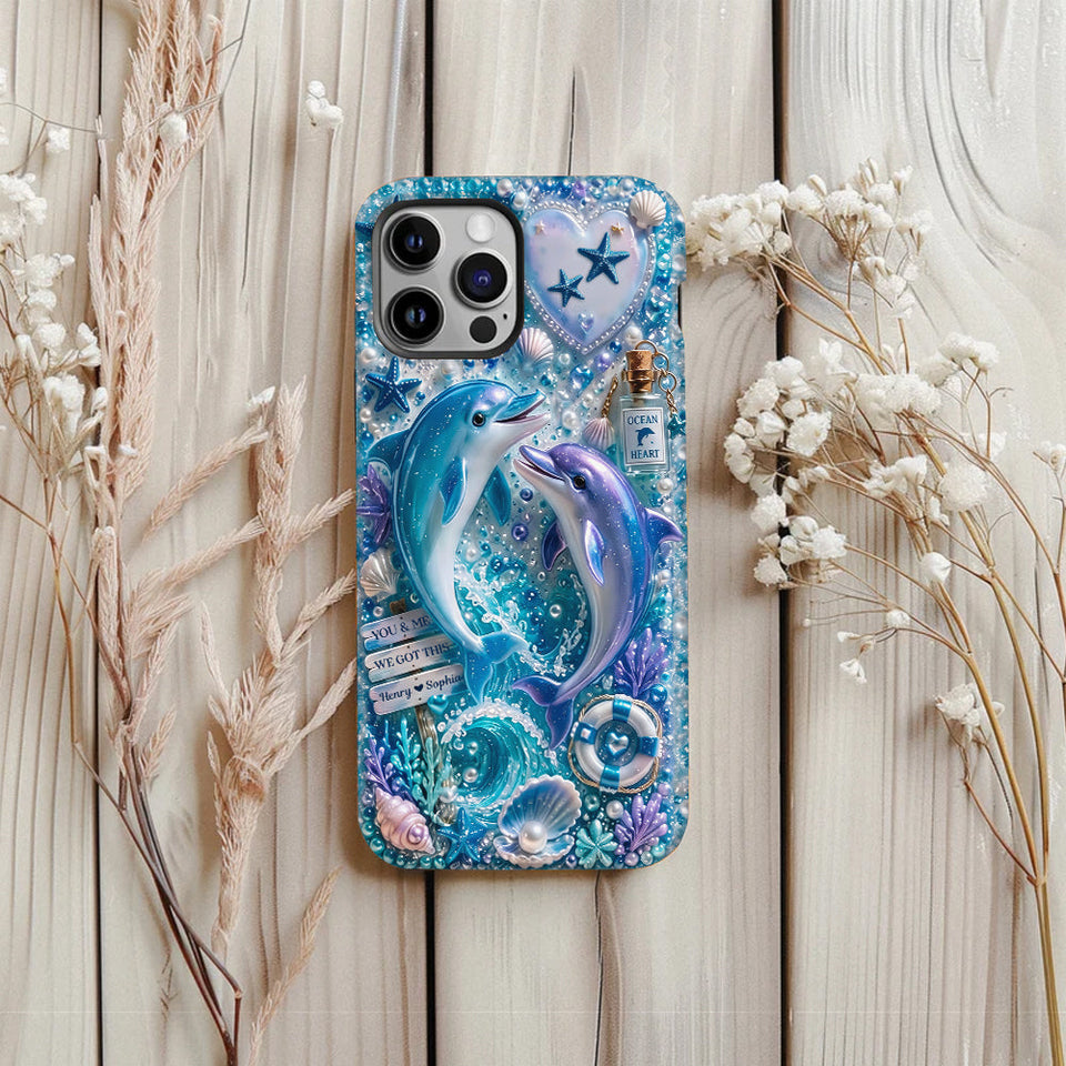 I'm Yours - Personalized Dolphin Full Print Phone Case