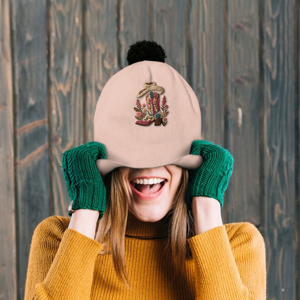 Cowgirl Spirit - Personalized Cowgirl Beanie Hat