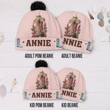 Cowgirl Spirit - Personalized Cowgirl Beanie Hat