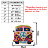 Hippie Van - Personalized Hippie Non-Slip Tufted Rug
