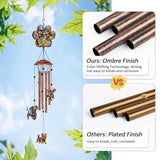 Stunning Gift For Dog Lover - Personalized Dog Wind Chime With Charms