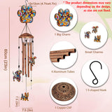 Stunning Gift For Dog Lover - Personalized Dog Wind Chime With Charms