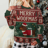 Merry Christmas - Personalized Dog Ugly Sweater