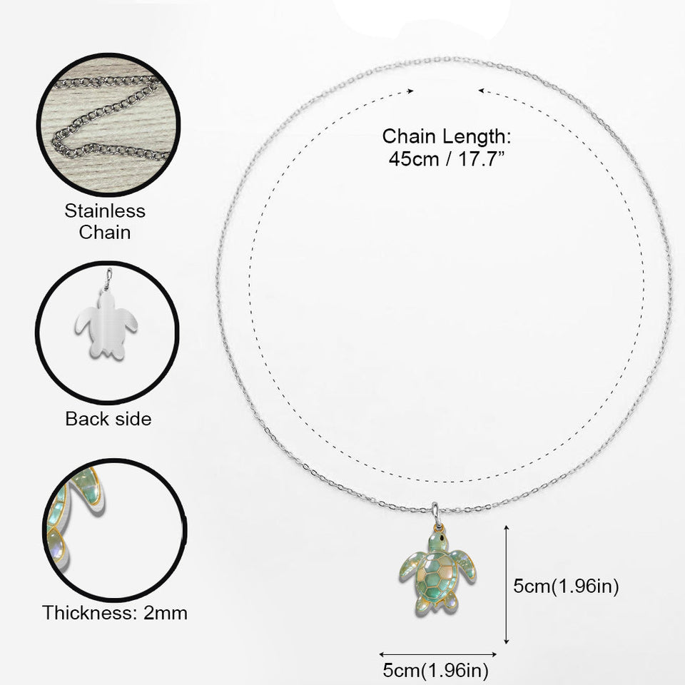 Custom Any Photo - Personalized Sea Lover Metal Necklaces With Pendants