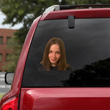 I Have A Girlfriend Boyfriend Funny Custom Face - Personalized Couple Decal Full