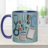 Nurse Life - Personalized Nurse Accent Mug
