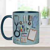 Nurse Life - Personalized Nurse Accent Mug