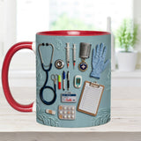 Nurse Life - Personalized Nurse Accent Mug